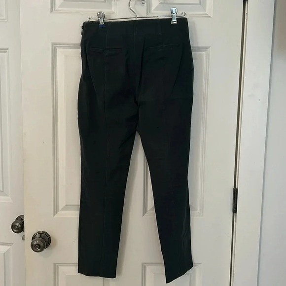 A New Day straight pants size 4 olive green cotton blend casual elastic waist - Picture 3 of 7